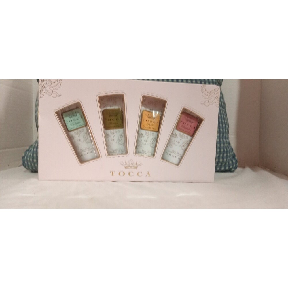 TOCCA 4 1.5 oz Hand Cream: Cleopatra Stella Florence Giulietta